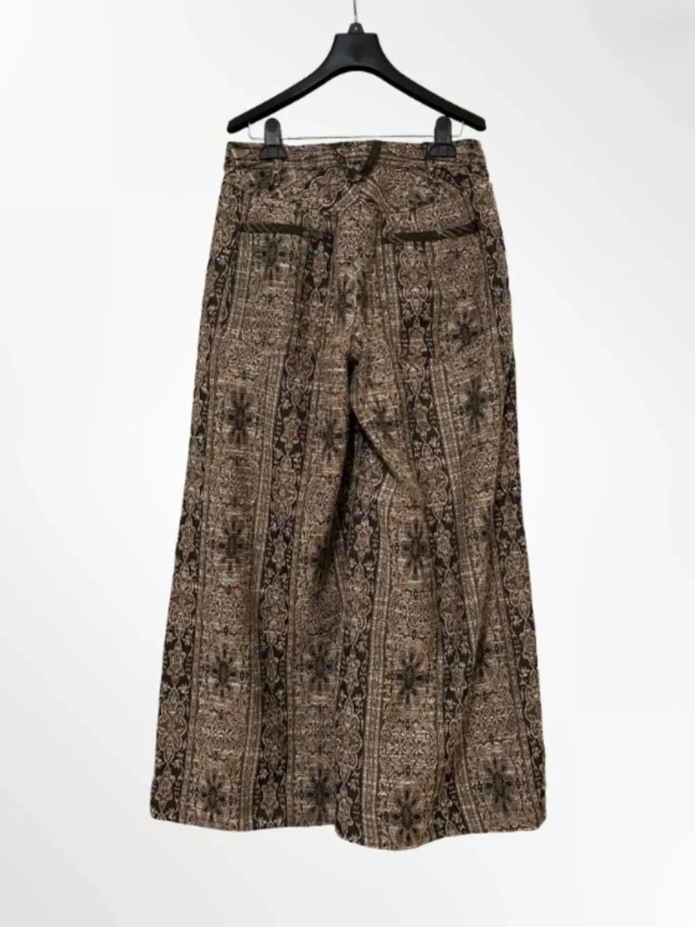 NWT Free People Dahlia Wide Leg Pants in Brown - Size 4 (Oversized)